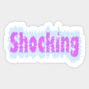 Shocking Pink Sticker